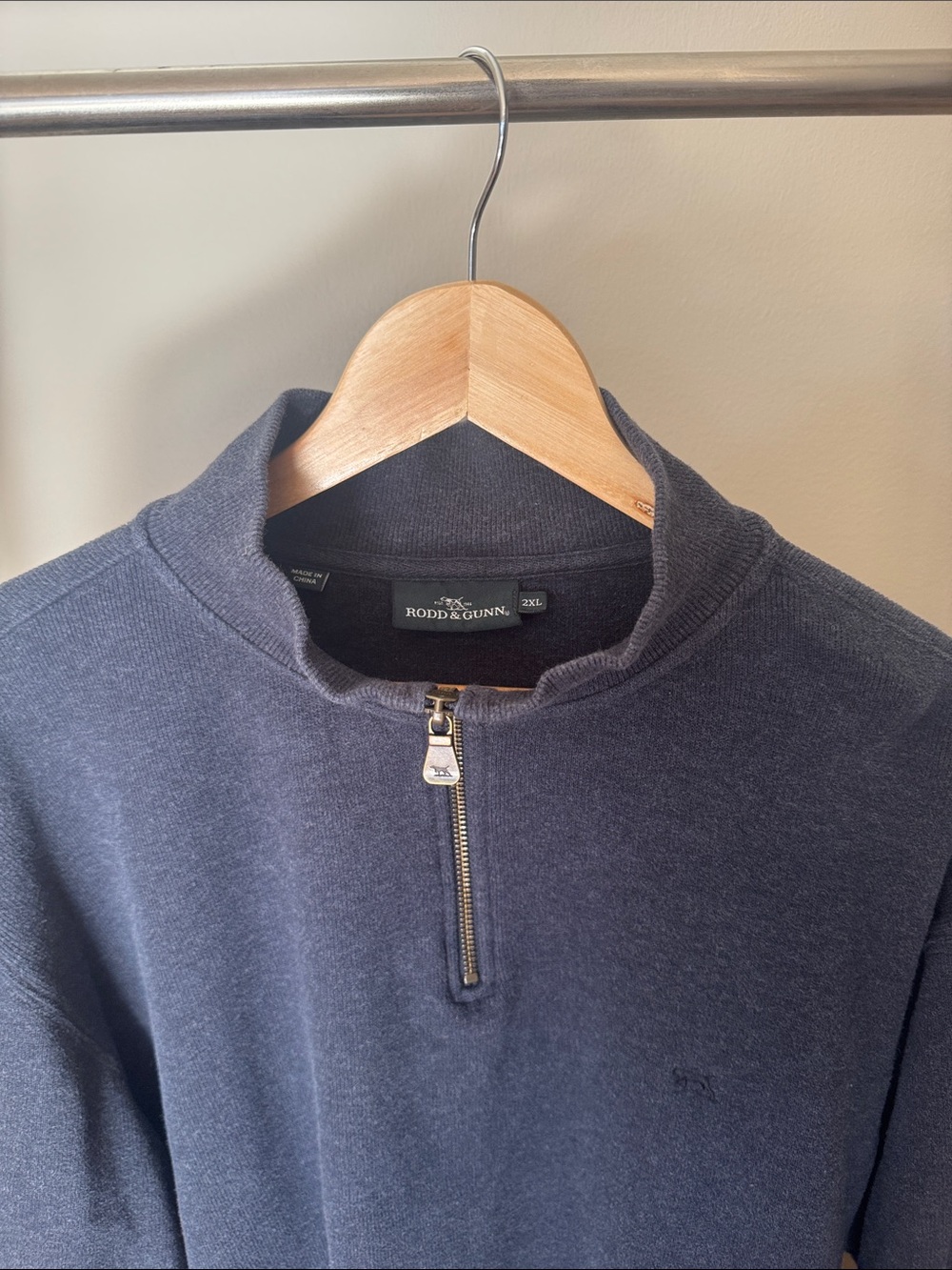 Rodd & Gunn Navy Half-Zip Pullover Sweater